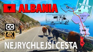 1 ALBÁNIE cesta přes Kosovo 🚗 nejrychlejší trasa [upl. by Eadnus]