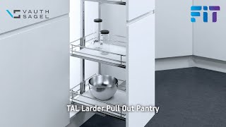 Learn How To Install VauthSagels TAL Larder Pull Out Pantry Unit  Available from Fit NZ [upl. by Wall]