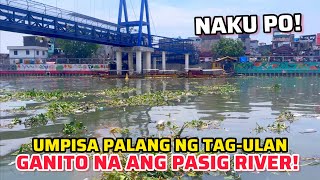 UMPISA PALANG NG TAGULAN GANITO NA ANG PASIG RIVER [upl. by Lenette]