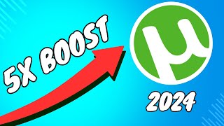 How to Increase uTorrent Download Speed 2024 Best Settings [upl. by Rosalind7]