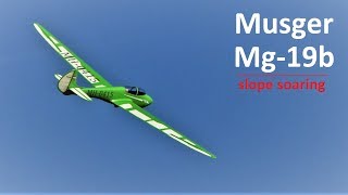 RC glider  Musger Mg19b [upl. by Ashbey]