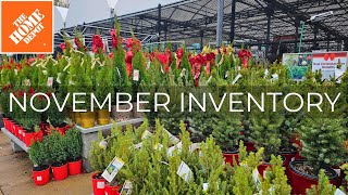 Home Depot New Arrivals Shrubs Evergreens Holiday Pots amp Christmas Decor Black Friday 2024 [upl. by Gnaw782]