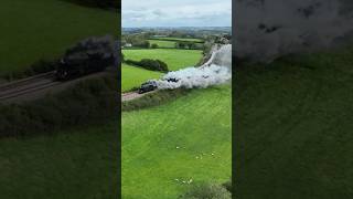 TWO CASTLES ATTACKING Rattery Bank train steamtrain shortsvideo shorts [upl. by Salomone]