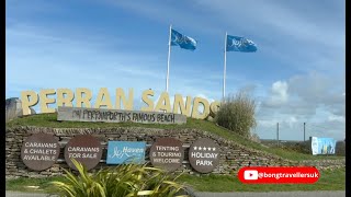 Perran Sands Holiday Park  Le Haven at Perranporth Cornwall England UK [upl. by Englebert538]