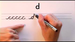 How To Write in Cursive  Lesson 5  A complete Course  FREE Worksheets [upl. by Rosenblum]