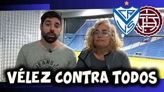 EN UNA NOCHE LLENA DE POLÉMICAS VÉLEZ EMPATÓ FRENTE A LANÚS [upl. by Niloc]