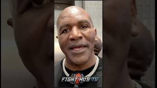 Evander Holyfield REACTS To Mike Tyson vs Jake Paul Fight [upl. by Avehstab]