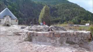 SOURCE CHAUDE DU PLAN DE PHAZY DANS LES HAUTES ALPES 900m daltitude [upl. by Gilman]