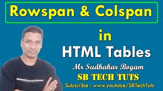 Rowspan and Colspan in HTML in Hindi  Very simple amp easy way Table tutorial  Hindi  Urdu [upl. by Arze7]