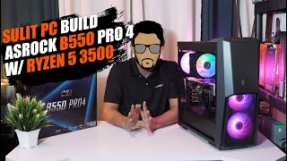 Another Formula of SULIT Budget PC BuildAsrock B550 Pro 4AMD Ryzen 5 3500 ft Cooler Master MB500 [upl. by Eillam]