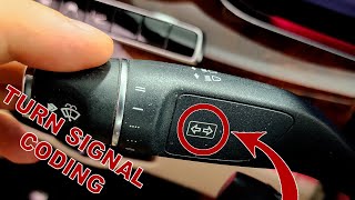 Exclusive Turn Signal Coding on Mercedes W213 W205 W222  Changing the Turn Signal Modes Mercedes [upl. by Yleek]