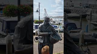 🇳🇱 Statue Volendam Netherlands TravelwithHugoF statue volendam netherlands [upl. by Dori807]