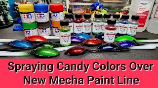 Spraying Candy Colors Over My New Paint Line  Tamiya  Splash Paints [upl. by Xeno]