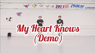 My Heart KnowsDemo 마이 하트 노우즈 Absolute Beginner secretlinedance  코스카 광주 [upl. by Anaugahs]