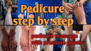 Pedicure at salon How to do pedicure Step by step in hindi Glam daisy [upl. by Feer309]