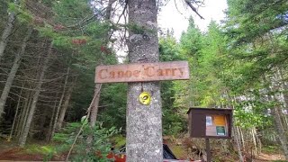 Adirondack NY Oswegatchie traverse Canoe carry PART 2 [upl. by Orgell]