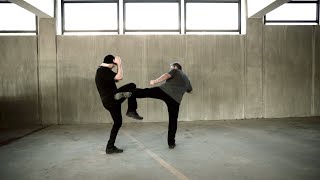 Learn Basic Concepts For Punching Versus Kicking In A Real Fight │ Boxer vs Kickboxer [upl. by Allimrac]