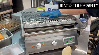 Watch how the easy the Roband 8 Slice Grill station is to use [upl. by Anawait12]