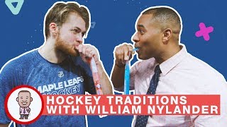 NEW HOCKEY TRADITIONS WITH WILLIAM NYLANDER  CABBIE PRESENTS [upl. by Ahsirt994]