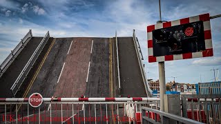 Lowestoft Bascule Bridge Suffolk [upl. by Ardnaek]