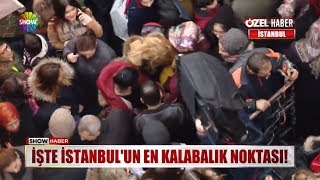 İşte İstanbulun en kalabalık noktası [upl. by Amsirac381]