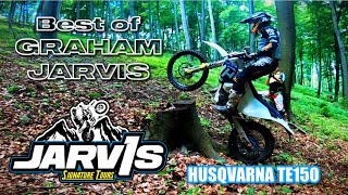 GRAHAM JARVIS  AWESOME SKILL with Husqvarna TE150  Signature TOUR  HU [upl. by Lehplar]