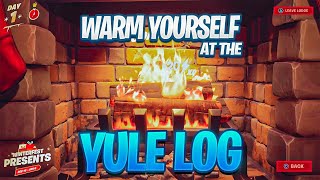 Warm Yourself At The Yule Log In The Cozy Lodge WINTERFEST QUESTS [upl. by Alithea]