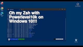 How to Install Oh My Zsh on Ubuntu  powerlevel10k  WIndows Subsystem for Linux [upl. by Zucker]