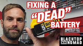 Fixing a DeWalt Lithium Ion Battery That Wont Accept A Charge [upl. by Garneau928]