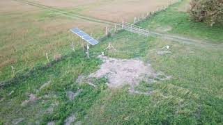 Drone Footage of RPS 400 Solar Pump Install [upl. by Chambers]