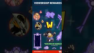 New BCX 2024 Viewership Rewards have been Revealed shorts brawlhalla fyp [upl. by Emil509]