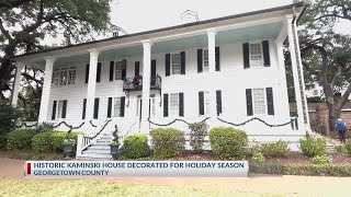 Historic Kaminski House decorated for holiday season [upl. by Airrotal]