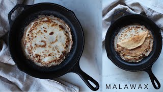 HOW TO MAKE SOMALI MALAWAX WITH TRANSLATION  EASY CREPE RECIPE  ILHAN A [upl. by Nilyram]