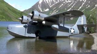 Grumman Goose N703 Crescent Lake Alaska July 92011 [upl. by Kellia]