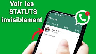 comment voir les statuts WhatsApp sans être vu [upl. by Aeneg526]