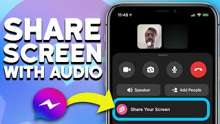 How to Share Screen With Audio in Messenger 2024 [upl. by Akehsal]