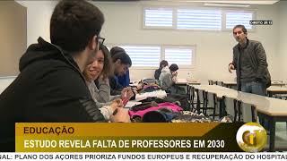 DI  PORTUGAL EM RISCO DE NÃO TER PROFESSORES PARA SUBSTITUIR OS QUE FALTAM JÁ EM 2026 [upl. by Older833]