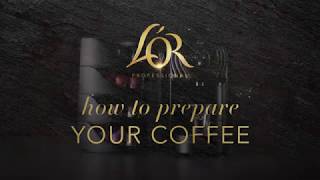 How to use the LOR Lucente Pro  Jacobs Douwe Egberts Professional Nederland [upl. by Aramit939]