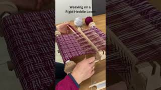 Rigid heddle loom weaving kit hobby weaving handmade knitting loomknitting crochet [upl. by Manolo]