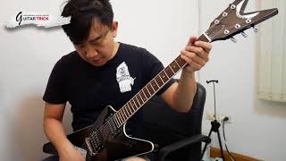 DEAN ML 79 Trans Black Review By Pop Woravit Guitartricknet [upl. by Ecylahs]