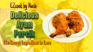 Ayam Percik  Grilled Chicken Kelantanese Style  Malaysian Kitchen in Germany [upl. by Ano]