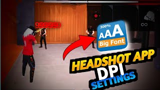 Headshot App Free Fire 🔥Download  best Headshot app in free fire abig font app [upl. by Phemia690]