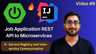 Service Registry and Interservice Communication  Spring Boot REST API to Microservices  Video 9 [upl. by Donnie]