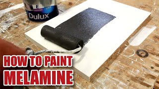 How Do I Paint Melamine DIY Tips [upl. by Snapp542]