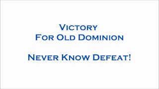 Victory for Old Dominion The ODU Football Fight Song [upl. by Undis]