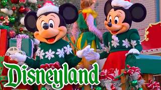 A Christmas Fantasy Parade 2024 at Disneyland  Full Show 4K POV [upl. by Asiel482]