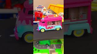 Food Truck Minicar Run Sounds amp Ramp Action [upl. by Trebled]