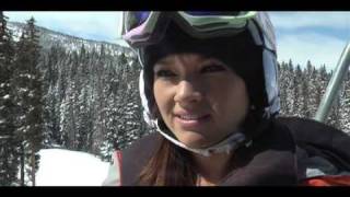 2010 Hooters Calendar Britney Johnson Snowboarding Revolution [upl. by Aenahs645]