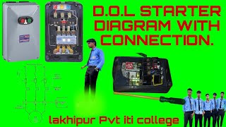 DOL STARTER DIAGRAM WITH CONNECTION PRACTICAL ✨❤️‍🩹iti itirelatedvideo [upl. by Niroht143]