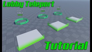 Roblox Scripting  Lobby Player Limit Server Teleporters  Tutorial  Model [upl. by Brandise775]